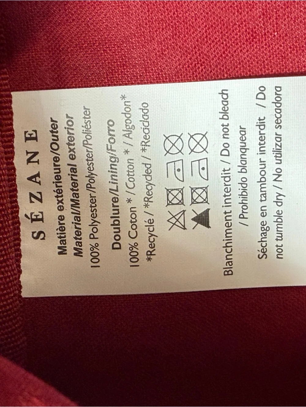 Sezane rich red
